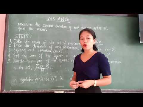 CALCULATING VARIANCE (Part 1) - YouTube