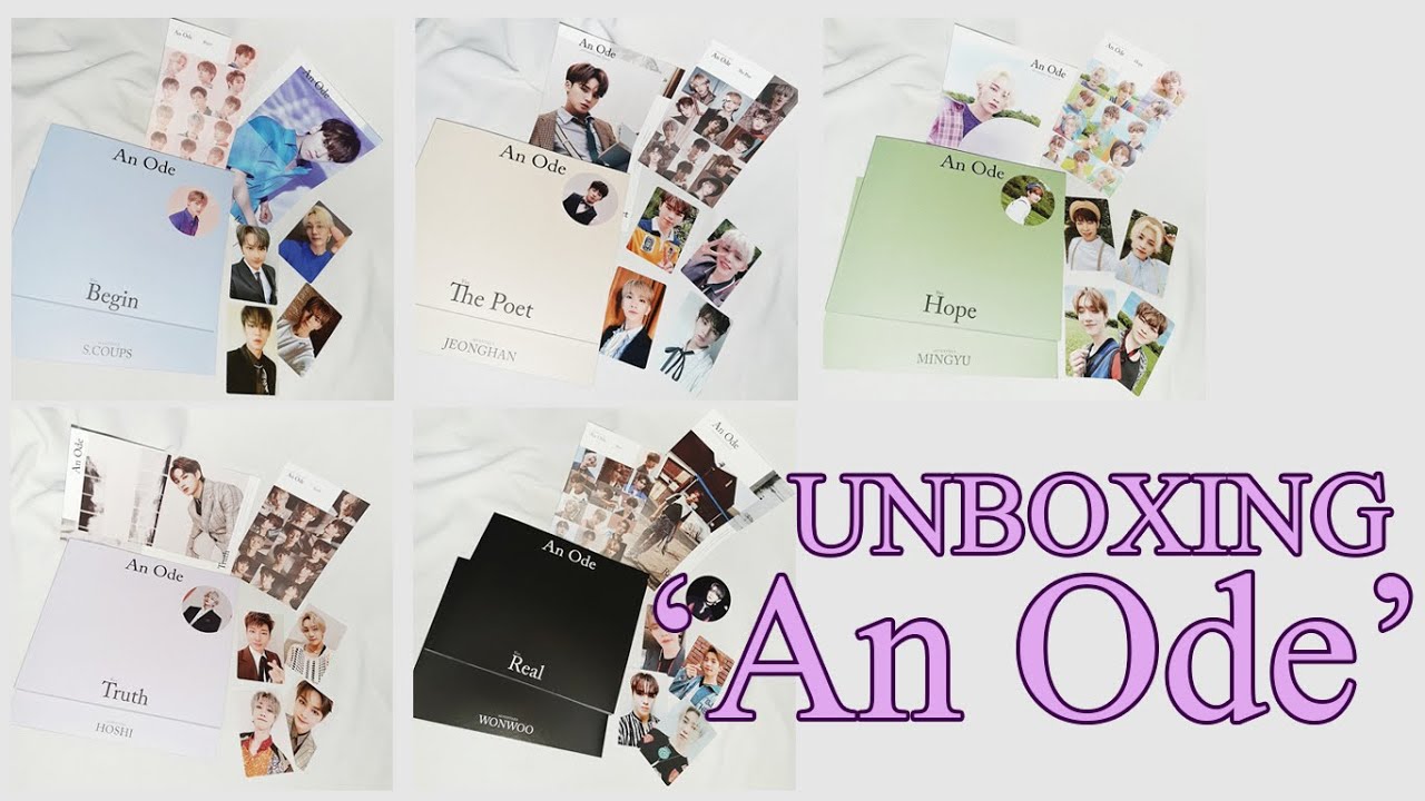 UNBOXING] SEVENTEEN (세븐틴) 'An Ode' Album + Kihno Kit
