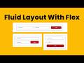 Build Fluid Layouts with CSS Flexbox 🔥 Responsive Design Step by Step #css #css3