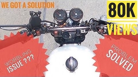 Wobbling Issue on Interceptor 650 | Checked | Studied | Solved