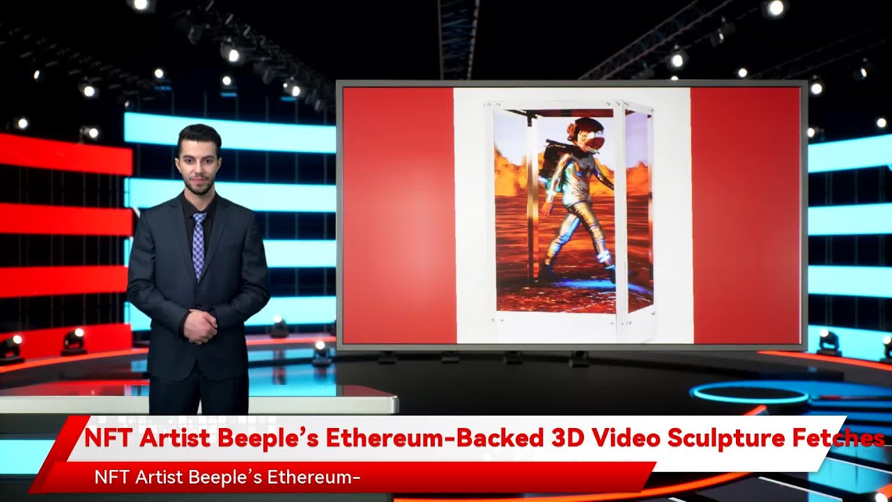 NFT Artist Beeple’s Ethereum-Backed 3D Video Sculpture Fetches Almost $30 Million at Christie’s