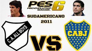 PES 6 PC SUDAMERICANO 2011 ALL BOYS VS BOCA
