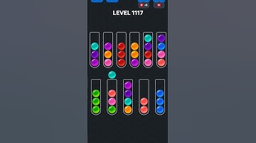 Ball Sort Puzzle nível 1117 #games #puzzle #pop #colors #gaming #level #gameplay #automobile #gamer
