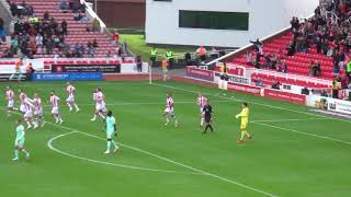 Stoke City - Jacob Brown Goal Celebrations vs. Huddersfield Town