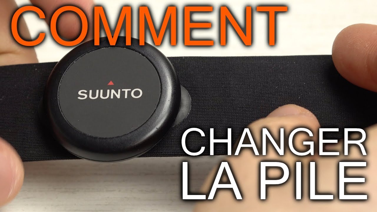 Comment Remplacer la Pile de la Ceinture Cardiaque Suunto Smart