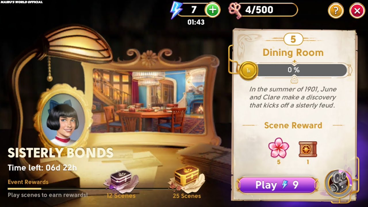 June's Table June's Journey Secrets 23 Scene 5 Dining Room Word Mode 4K ULTRA HD ...