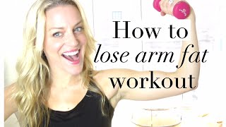 HOW TO LOSE ARM FAT workout!