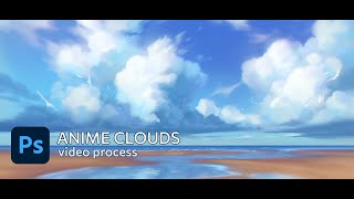 Anime Clouds Speed Paint