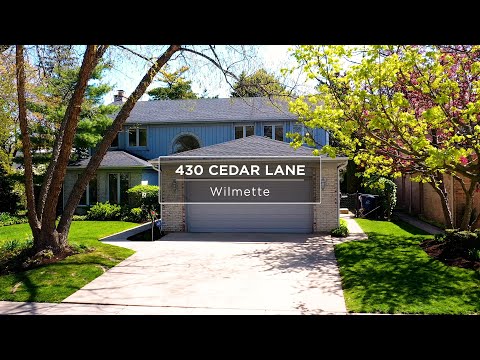 430 Cedar Lane, Wilmette, IL home video tour