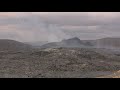 Overview timelapse June 15th 2021, Geldingadalir Volcano, Iceland
