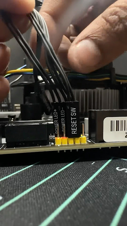 Front Panel Connectors| how to connect front panel in motherboard #motherboard #gaming #youtube