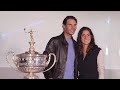 Entrega de la réplica del trofeo Conde de Godó a Rafa Nadal