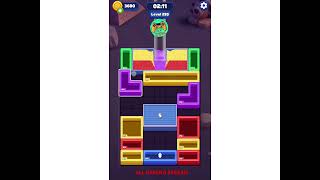 Color Sand: Fill The Blocks Level 285 Gameplay