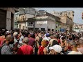 Cubans protest against communist rule