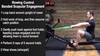 Rowing Control - Banded Scapular Engagement