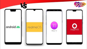 Stock Android Vs Custom UI ( Realmi OS | MIUI 12 | Oxygen OS | EMUI | ZenUI )