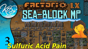 Factorio Seablock 3 - SULFURIC ACID / EXPANDING POWER | MP with Mathias