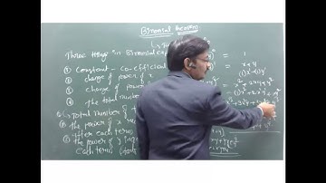 IIT - JEE Mains and Advanced MATHEMATICS by Venkanna Sir - Bionomial Theorem