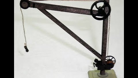 How to build the Ancorton Models Wooden Yard Crane in OO Gauge