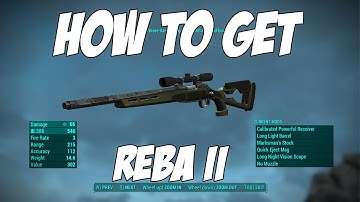 Fallout 4 - How to get the Reba II (Unique Weapon)