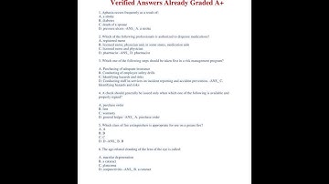 NAB Core Practice Exam 110 Questions and Verified Answers Already Graded A+