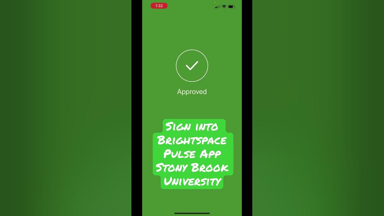 Sign into the brightspace pulse app stony brook university youtube