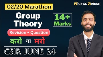 Group Theory | Marathon 02 |  CSIR June 24 #csirnet #chemicalsciences