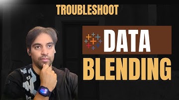 Troubleshoot Data Blending in Tableau Part 1( Unsupported Agg.& Asterisks errors)
