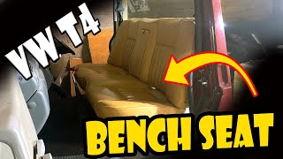 custom making FRONT BENCH seat  VW T4 #damaged #salvage #copart