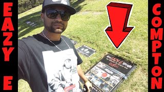 La TUMBA de Eazy E, Eazy-E Gets a New Tombstone #eazye #gravesite #tumba #nwa