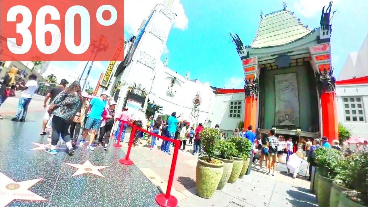 Explore Hollywood's Walk of Fame in VR 360° - YouTube