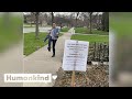 Couple enforces silly-walking-only zone | Humankind