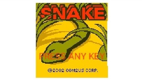 Java Game Snake (2002) - j2me loader