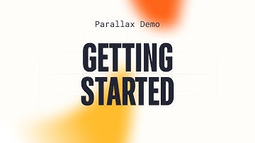 Getting started with Parallax