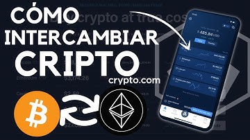 TUTORIAL: Cómo INTERCAMBIAR tokens y criptomonedas con la aplicación de CRYPTO.com - Guía en ESPAÑOL