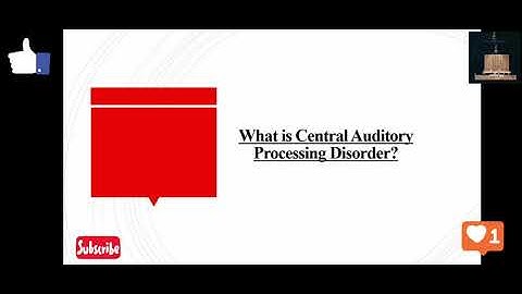 Central Auditory Processing Disorder( CAPD) |  how to process central auditory processing disorder