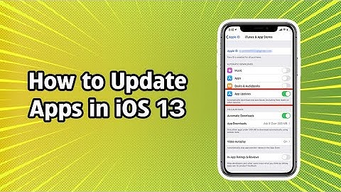 How to Update Apps in iOS 13