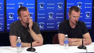 Full press conference: Sedin twins announce retirement | The Province