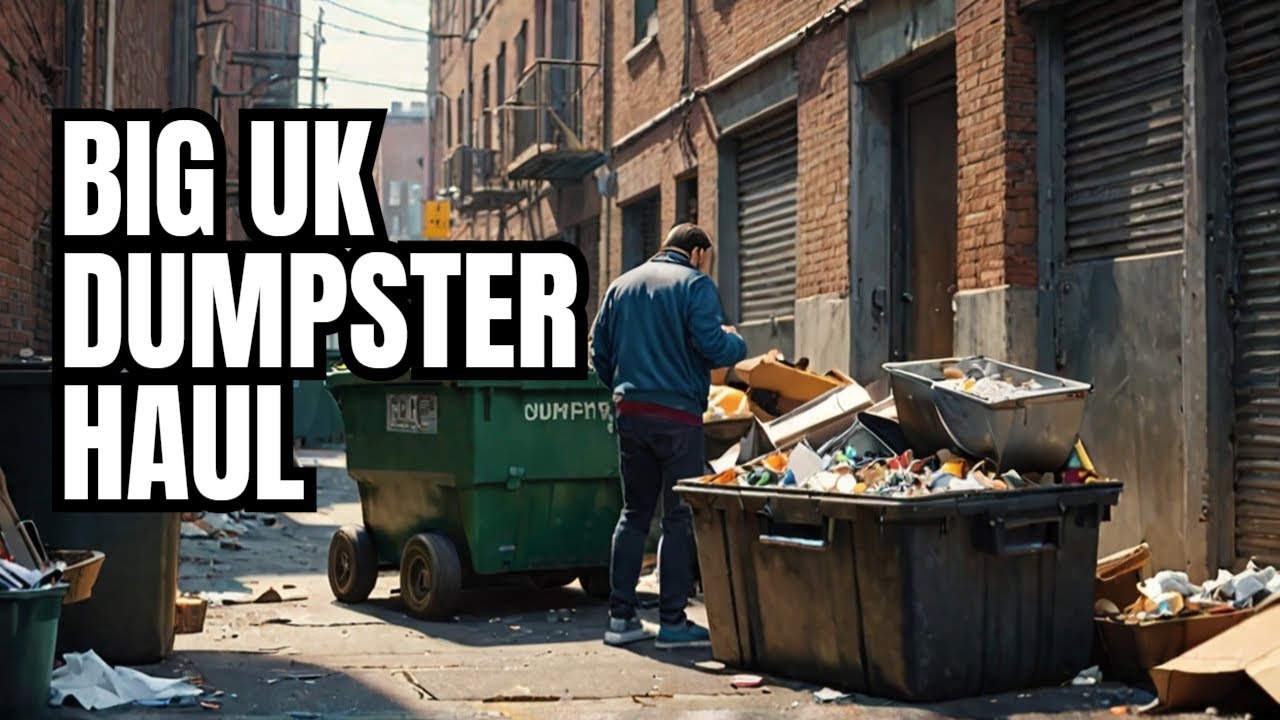LIVING OFF WASTE DUMPSTER DIVING UK MORE HUGE FINDS YouTube
