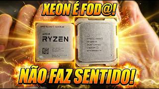 XEON DE R$80 CALOU OS FANBOYS DE AMD RYZEN X3D!