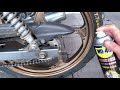 How to clean and maintain motorbike chains