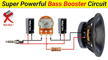 How to make a Super Powerful Bass Booster Circuit || Amplifier Bass Booster Circuit |