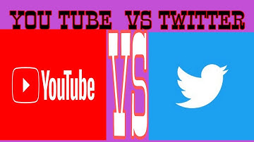 YouTube Vs Twitter Twitter Follower count