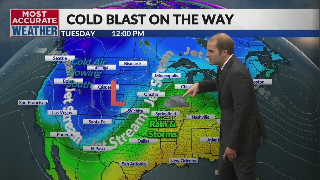 Rain returns Wednesday, winter arrives next week! - YouTube
