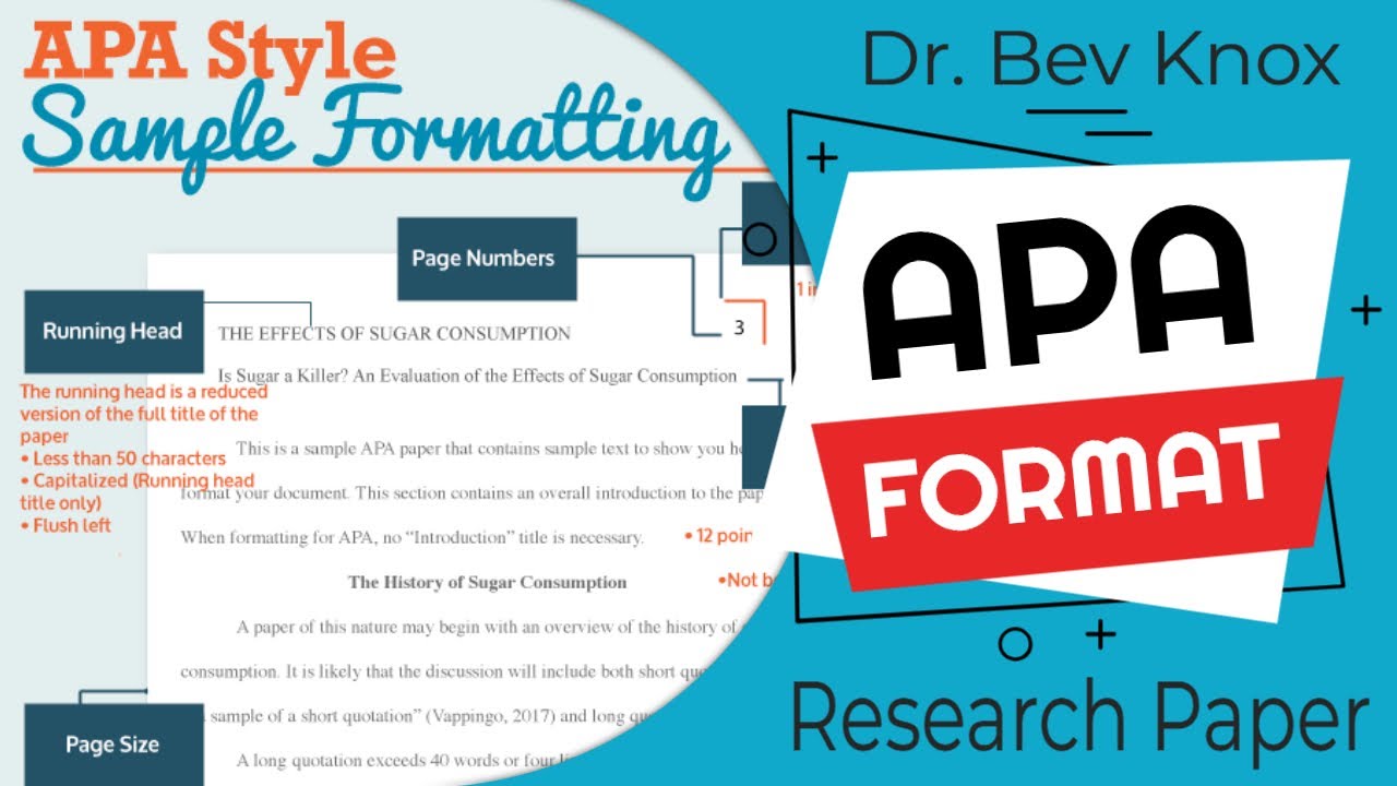 APA Format - How to Write a Research Paper - YouTube