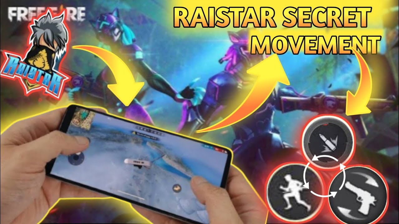 Raistar secret movement speed tricks | 👽🧐 How to increase movement | -Garena Free Fire