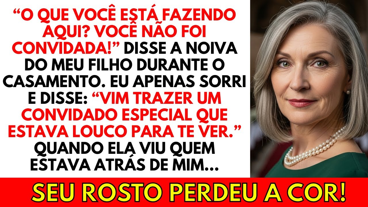 No casamento do meu Filho, sua NOIVA me EXPULSOU. Então, CANCELEI todos os pagamentos do casamento..