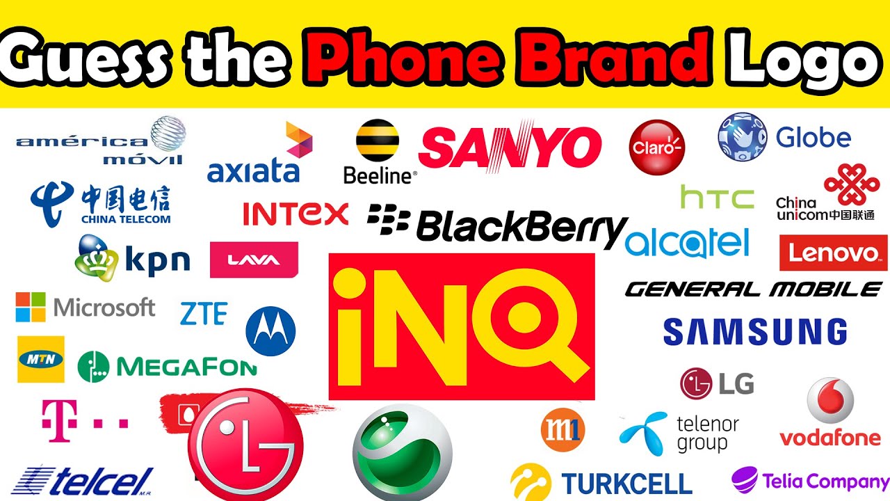 Guess Most Popular Phone Brands and Logos in 10 Seconds Logo Quiz Guess Quizzes YouTube