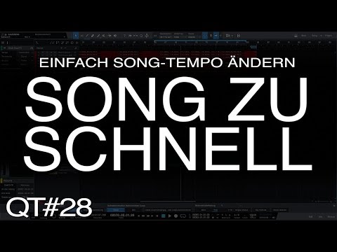 Song-Tempo ändern ohne Tonhöhen-Änderung | Abmischen Quicktip Deutsch | Recording-Blog #28