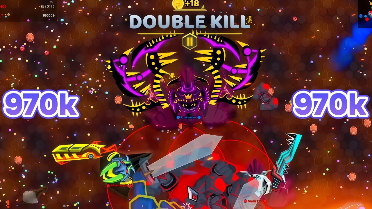 Evowars.io🕹️Kill Golem và đối thủ phá tượng đài thật đã mắt - 970K điểm!